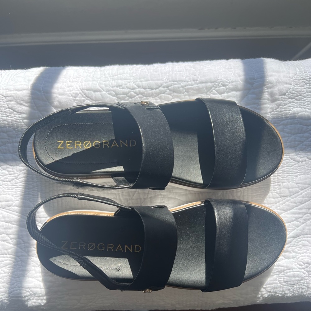 Zero Grand Black Sandals